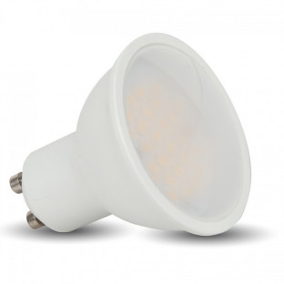 LED Spot Lampe - GU10, 5W, SMD, Plastik, weiß - 1