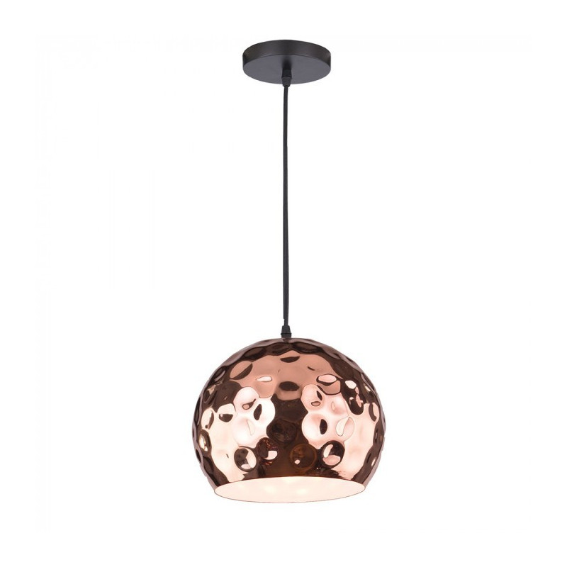 LED Transparent Glass + Wood Pendant Light With Canopy