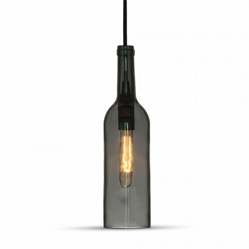 LED Modern pendant light , red cooper , sand grey, Ф200