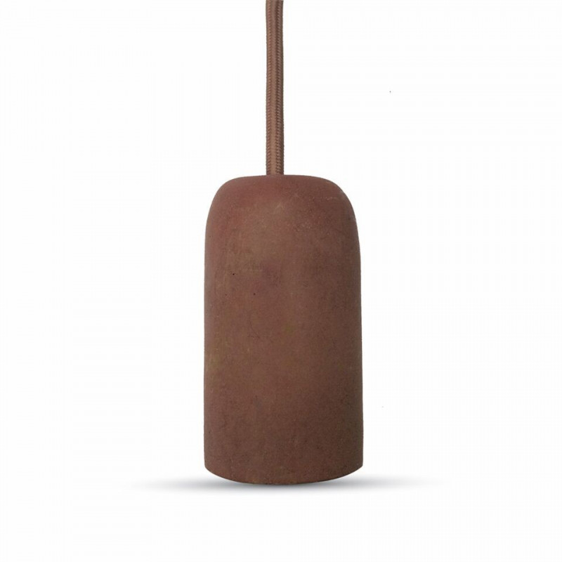 LED Modern pendant light , red cooper , sand grey, Ф200