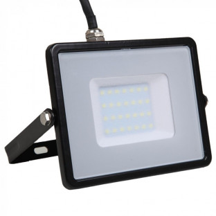 LED Floodlight - 30W, SMD, Samsung chip, 5 years warranty, Black body, White light