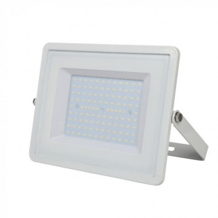 LED Floodlight - 100W, SMD, Samsung chip, 5 years warranty,  White body, Warm white light