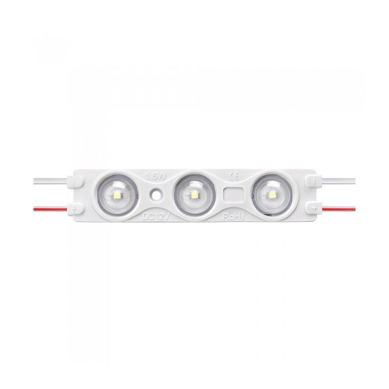 LED Модул - 1.5W, 3LED, SMD2835, Син, IP67