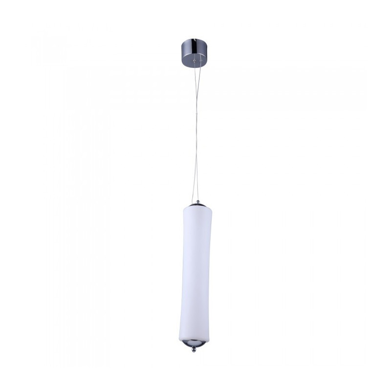 LED Designer Long Pendant - 18W, White body, Dimmable