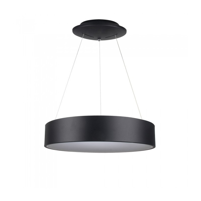 LED Surface Smooth Pendant - 20W, Dimmable, Black