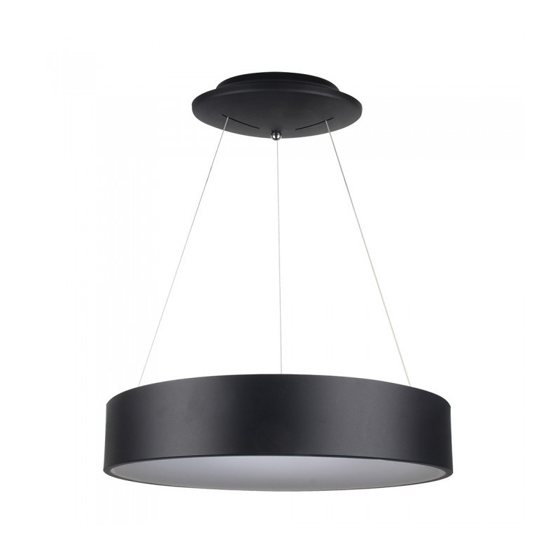 LED Surface Smooth Pendant - 30W, Dimmable, Black