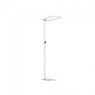 LED Floor Lamp Dimmable - 80W, Silver, Day white light