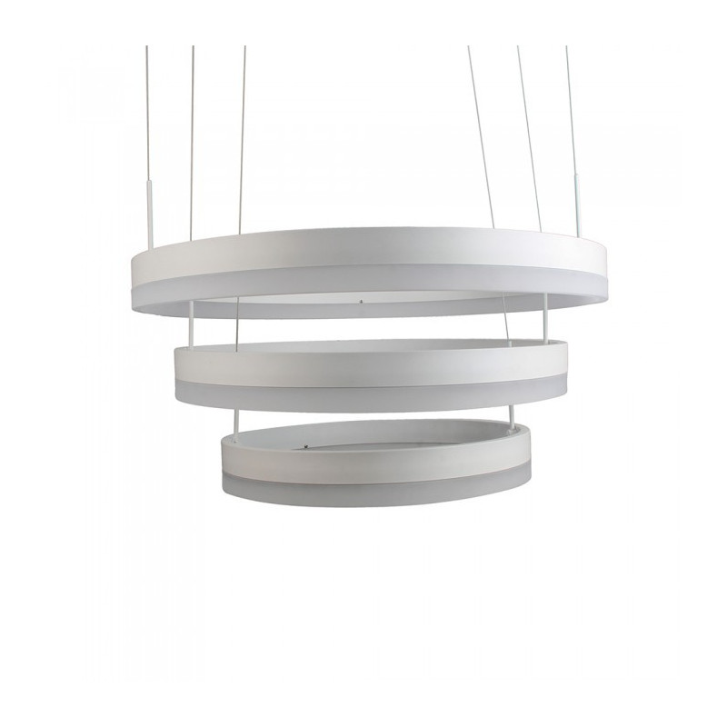 LED Soft light Chandelier - 92W, Dimmable, White