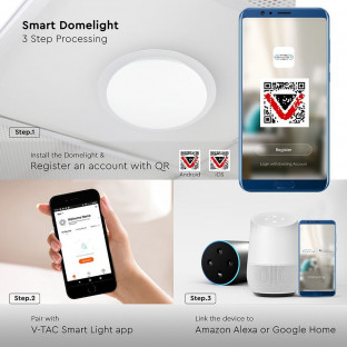 How To Use V-TAC's new SMART Downlight and App 