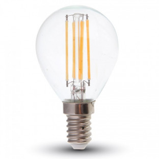 LED Glühlampe - E14, 4W, P45, weiß - 1