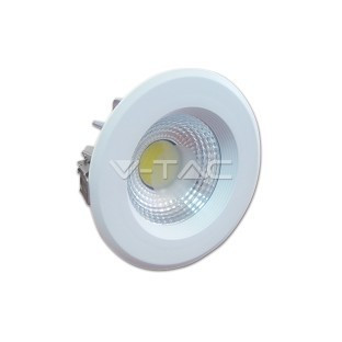 LED Einbaustrahler - 10W, COB Chip, Reflektor, weiß Körper, weiß - 1