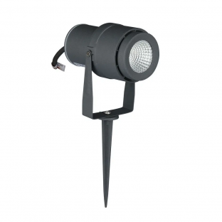 LED garden lamp with peg V-TAC - 12W, grey body, warm white light, VT-857